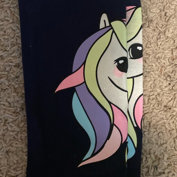 Navy Unicorn Leggings - Picture 2 of 6